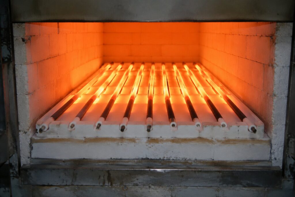 Silicon carbide rod heaters gain strength from a high-temperature crystal step