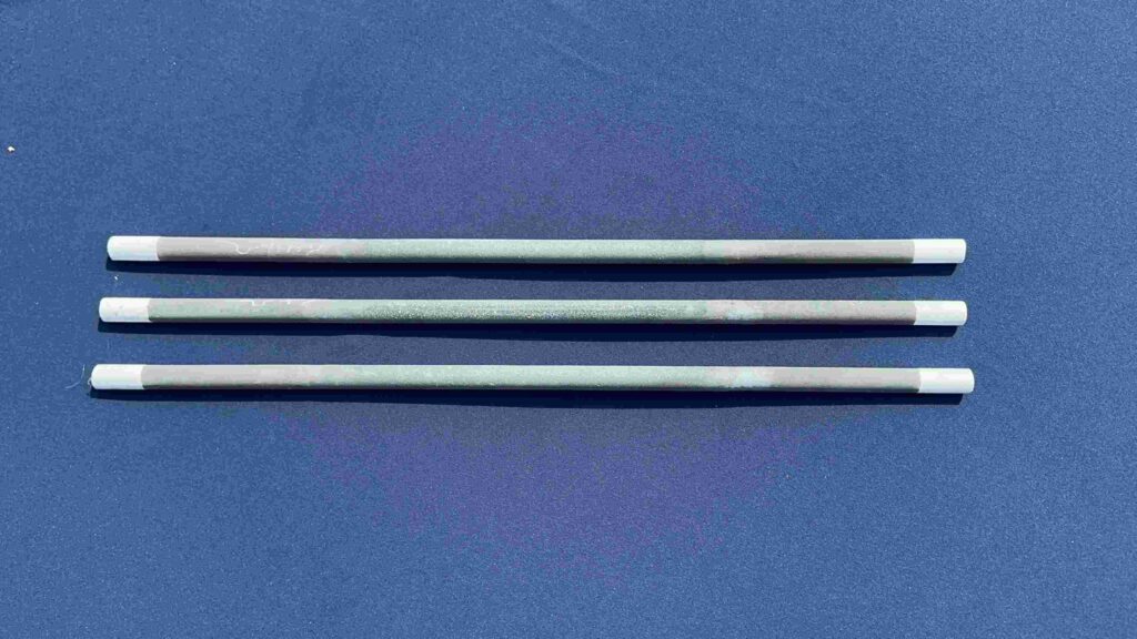 A silicon carbide heating rod is often used in electric furnaces for ceramics (1)
